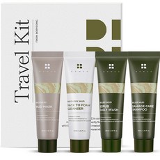 BRMUD 質感旅行沐浴組 泥膜+洗面乳+沐浴露+洗髮精, 1套