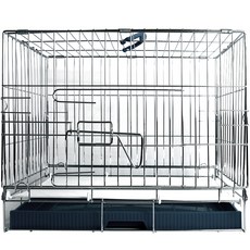 HOME DOG 寵物方形鍍鉻鐵籠 HD-FB504K, 混合顏色, 1個