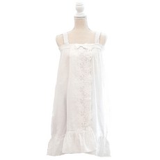 COLLYS GOLF 女性蕾絲棉質浴袍, 白色, 1個