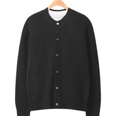 Raymon 男性用Der Oversize圓領針織開襟衫