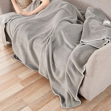 輕盈舒適鬆餅格紋毛毯