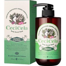 cecicela Aroma Essential身體磨砂膏 尤加利葉與迷迭香香, 500ml, 1個