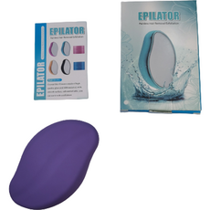圓形手握式女性手動除毛器 薰衣草, 1個, 1入