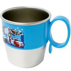 LE BARN Hello Carbot 12把手不銹鋼杯, 混合顏色, 1個