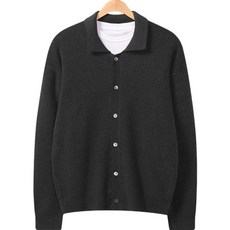 Raymon 男士Eden寬鬆翻領針織開襟衫