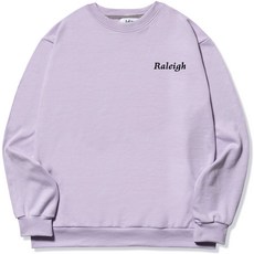 로로리 여성용 Raleigh 스몰로고 오버핏 맨투맨 티셔츠