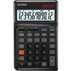 CASIO 卡西歐 人體工學設計3度計算機 JE-12E, 1個, 黑色(JE-12E-BK)