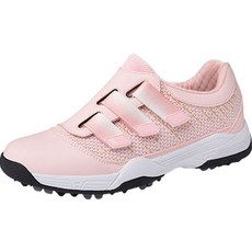 Rion情侶粉彩魔鬼氈運動高爾夫球鞋 HY441