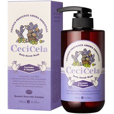 cecicela Aroma Essential身體磨砂膏 薰衣草與百里香香, 500ml, 1個