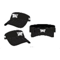 PXG PROLIGHT運動遮陽帽可調節魔鬼氈, 黑色的