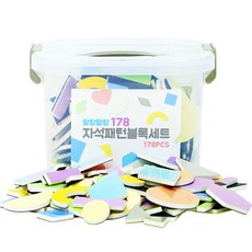 sangsangatti 軟Q磁性圖案積木板拼圖組, 1套, 178件