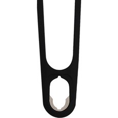 대한 스마트폰 핸드폰 핑거스트랩 분실방지 끈 목걸이줄, 1개, 블랙