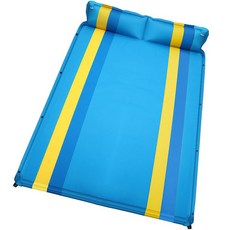 참리빙 차박 에어 캠핑 자충 매트 5cm, 스카이