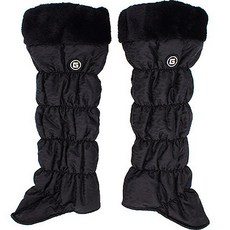 Goun Golf 女性用 New 雙層緩衝 冬季款 鋪棉腳套 左右一組, 黑色, 1個