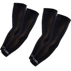 PGA TOUR 高爾夫涼感面料防UV袖套 2入 x 2組, 黑色