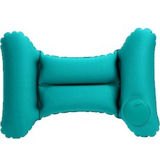 참리빙 에어 공기 펌핑 쿠션 캠핑베개, 1개, 그린