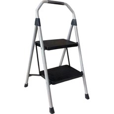코끼리리빙 접이식 사다리 2단 실버, 1개