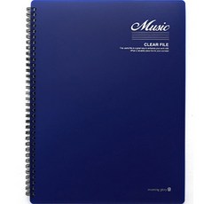 morning glory 7500 音樂檔案夾 30P, 海軍藍, 1個