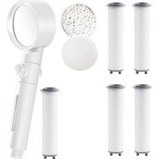 deHUb On-Off沉澱物過濾蓮蓬頭+濾芯組, 1組, 混色