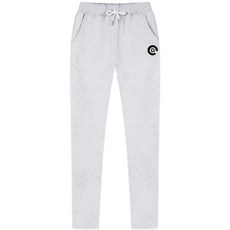 Crossdot 女款基本logo刷毛W運動褲 CTI_0022