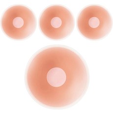 Living943 矽膠乳貼 粉紅盒 圓形 6.5cm, 4個