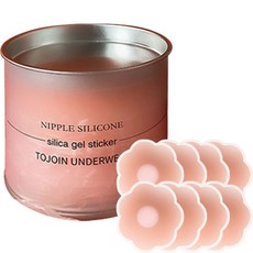 花瓣形矽膠胸墊 6.5cm, 8個