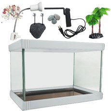 Rora Pet Poretle 烏龜 烏龜 休息平台套組, 白色