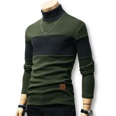 BLUEForce 男士高領刷毛艾舒比樽領長袖T恤