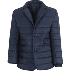 FERRA US 橫向絎縫拼接針織輕量鋪棉外套 GRBWO220286