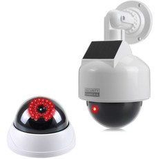 Dagam公司高級自動28 LED半球攝像機白色+太陽能防水快球戶外攝像機白色套組, 單品