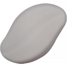 圓形手握式手動女性除毛器 白色, 1入, 1個