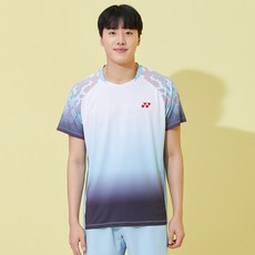 YONEX 男款羽毛球短袖上衣 221TS007M