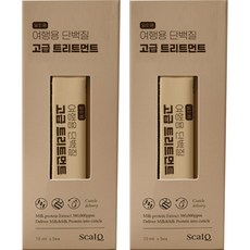 ScalQ 牛奶蛋白潤髮乳旅行隨身包 5條組, 2組, 50ml