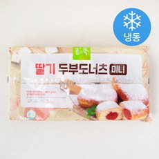 풀스쿡 딸기 두부도너츠 미니 (냉동), 35g, 20개입, 1개