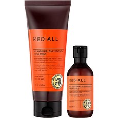 MED ALL RCP強健髮根柑橘洗髮精 100ml+護髮素 200ml組, 1套