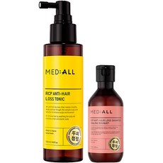 MED ALL RCP強健髮根頭皮淨化洗髮精 療癒花束香 100ml+養髮液 120ml, 1套