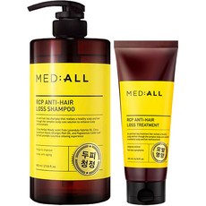 MED ALL RCP Anti Loss強健髮根木質香洗髮精 300ml+護髮素 200ml組, 1套