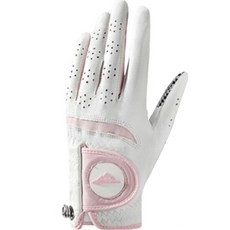 오프유 여성용 논슬립 그립 골프장갑 왼손착용, 핑크, 1개