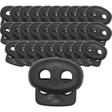 口罩 外套 繩子調節 豬鼻子繩扣 束口袋 M, 黑色, 30個