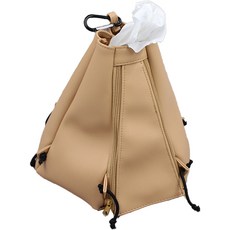 참리빙 티슈 캠핑 휴지걸이 22.5 x 21 cm, 1단, 카키, 1개