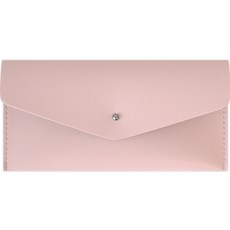 SOYMIX 皮夾式皮革零用錢感謝信封 SOWLT1, 粉紅色, 1個
