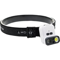 디제이디 센서동작 LED COB 충전식 낚시 모자랜턴 헤드랜턴 캡라이트 8008A, 1개, 혼합색상