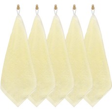 Jyuryeonjejakso Manufactory 40 支 Komasa 環狀毛巾, 黃色的, 5個