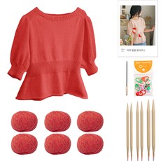 yarna 아루 펖펖 블라우스 DIY 패키지 S, 60, 1세트