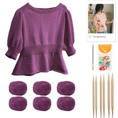 yarna 아루 펖펖 블라우스 DIY 패키지 S, 66, 1세트