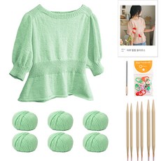 yarna 아루 펖펖 블라우스 DIY 패키지 S, 58, 1세트