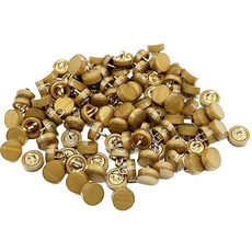 심플 플랫 라운드 대리석 패턴 DIY 의류 액세서리 부자재 대리석 마블 콩단추, 50개, 라이트 브라운