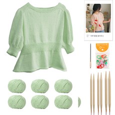 yarna 아루 펖펖 블라우스 DIY 패키지 S, 74, 1세트