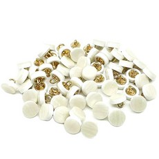 심플 플랫 라운드 대리석 패턴 DIY 의류 액세서리 부자재 대리석 마블 콩단추, 50개, 베이지