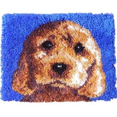 끌레어 강아지 카펫 자수 DIY 패키지, TYPE 02 컬러, 1개